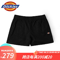 dickies短裤 百搭年纯棉舒适女士短裤 简约百搭 DK013003 黑色 M