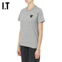 IT CDG PLAY COMME des GARCONS川久保玲女装短袖圆领T恤爱心logo