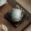 言和堂汝窑功夫茶具茶杯单杯高档主人杯品茗杯家用茶盏开片可养陶瓷 宋汝-无争品香杯（天青）