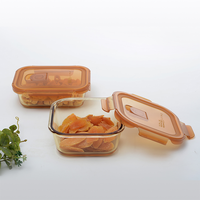VISIONS康宁玻璃饭盒玻璃保鲜盒便携饭盒