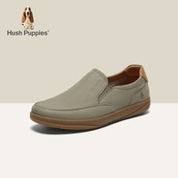 暇步士皮鞋男士商务休闲软底一脚蹬乐福鞋W1D48AM4