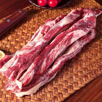 世鲜农澳洲谷饲安格斯牛肋条新鲜冷冻雪花去骨长肋肉 澳洲安格斯牛肋条* 1kg