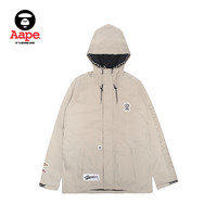 Aape男装秋冬猿颜徽章绗缝两件套可拆羽绒服外套7627XXL