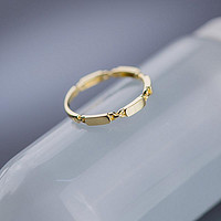 s925 纯银时尚个性高级感冷淡风食指戒指环轻奢小众设计戒指女