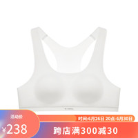 曼妮芬【二阶段】曼妮芬含圆杯垫工字短款背心少女文胸舒适无痕透气内衣 080 蓝色 165/85