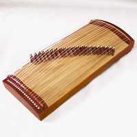 孤桐扬州便携式21弦旅行迷你小古筝红木素面专业练指器儿童初学入门 75厘米花梨木原色面板