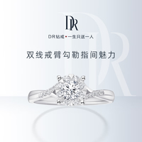 DRDarry Ring【不支持刻字】验证资格后48小时 求婚钻戒 婚戒结婚钻戒 光芒 14分F色VS2 验证购买资格及库存