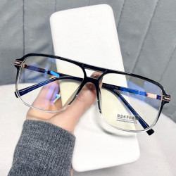 erilles双梁飞行员潮流金属拼接眼镜框161防蓝光镜片