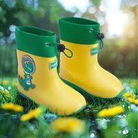 【轻便 防滑】KK树儿童雨鞋男女中大童小户外防滑防水雨靴