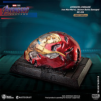 88VIP：野兽王国 漫威复仇者联盟钢铁侠MK50战损头盔雕像摆件礼物