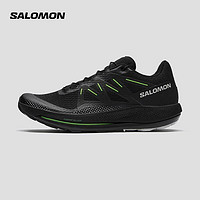 萨洛蒙（Salomon）男款 户外运动舒适稳定透气抓地跑步越野跑鞋 PULSAR TRAIL 黑色 473852 9.5 (44)