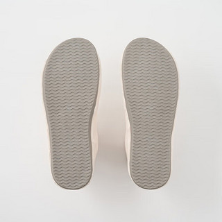 无印良品（MUJI）男女通用暖柔微纤维室内外鞋雪地靴 象牙白 XL·275mm（2.0） 