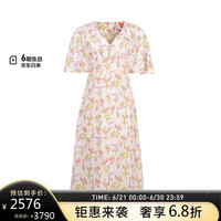 保罗史密斯(paul smith)女士碎花连衣裙 白色 44