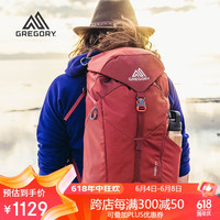 GREGORY格里高利ARRIO山野登山包徒步背包男女通用透气双肩包-22L烈焰黑