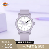 Dickies手表女表简约清晰刻度防水多彩时尚石英硅胶表CL-601 紫色