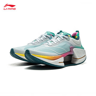 LI-NING 李宁 绝影 3 Essential 轻弹科技弹速减震女子跑鞋 ARRU006-6 标准白/瓷青绿 40