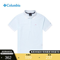 Columbia哥伦比亚户外女子速干降温凉爽休闲POLO衫短袖T恤AR9668 100 XXL(175/96A)