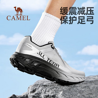 骆驼（CAMEL）【云影】24夏户外透气越野跑鞋男女休闲运动跑步鞋子6021 6021，米白，女 38