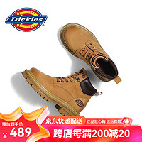 Dickies马丁靴男大黄靴小短靴秋冬季冬天潮流时尚百搭男靴 黄色【加绒】 45 (男)