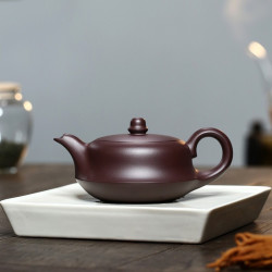 京峰阁 茶具宜兴原矿老紫泥一帆风顺紫砂壶9孔名家全手工功夫泡茶壶280ml 一帆风顺紫砂壶 280ml