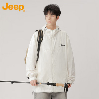 吉普（JEEP）防晒衣男女士情侣款夏季冰丝透防紫外线衣服夹克外套