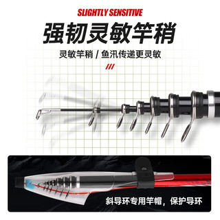 GW光威矶钓竿劲浪矶升级版手海两用短节矶竿碳素钓鱼竿海钓竿超轻 4.5米