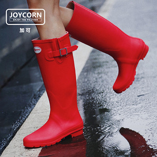 Joycorn加可经典惠灵顿雨靴高筒 短筒款雨靴马卡龙 香芋紫 36