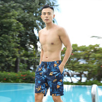 梵迪拉沙滩裤男温泉可下水速干宽松款男士五分短泳裤度假82604