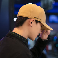 苏木佰（SOMUBAY） 后封口帽子男士大码帽子男潮人韩版鸭舌帽ins时尚棒球帽春夏 BQM-643 A款卡其色款 封口有弹性 L(59-62)cm适用头围偏大头型
