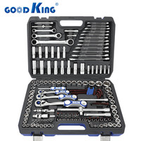 GOODKinG 汽修工具套装修车工具大飞快速棘轮扳手套筒螺 150件72齿工业款