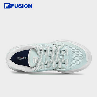 FILA FUSION斐乐女鞋50-50板鞋厚底复古运动休闲鞋 薄荷糖/奶白-SG 36