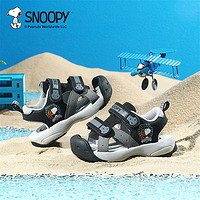 88VIP：SNOOPY 史努比 童鞋男童凉鞋宝宝包头鞋休闲夏季新款儿童沙滩鞋小童休闲鞋