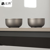 北界纯钛茶杯主人杯功夫茶具套装小杯子个人品茗杯水杯 纯钛茶杯【一个】 50ml