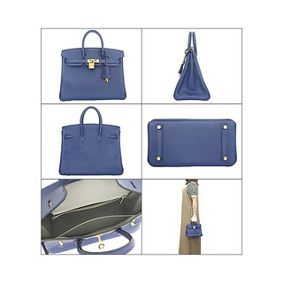 自营｜HERMES Bag 手提包Blue Saphir x Grimuet Special Birki