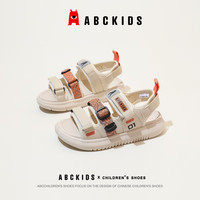 ABC KIDSabckids儿童童鞋2024夏季新款男童露趾沙滩鞋防滑时尚运动凉鞋