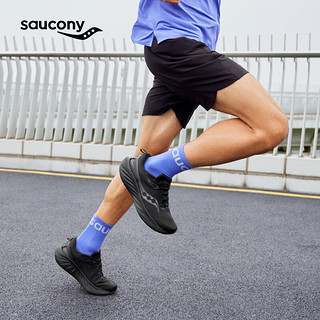 Saucony索康尼胜利SE专业强缓震跑鞋男2024年透气跑步鞋男子运动鞋 黑色 40