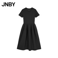 江南布衣 JNBY【商场同款】24秋新品连衣裙短袖圆领A型5O7G15200