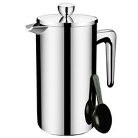 SO 骑士法压壶304不锈钢咖啡壶手冲双层保温冲茶器泡茶器法式滤压壶 2人份-皇钻 350ml