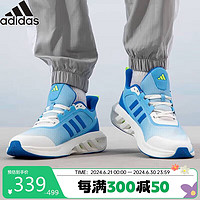 阿迪达斯 （adidas）时尚潮流运动舒适透气休闲跑步鞋春夏男鞋 44.5码 空军蓝/亮柠檬黄