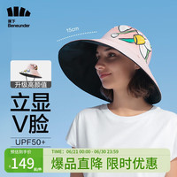 蕉下(beneunder)遮阳帽女双面渔夫帽防晒帽男太阳帽子防紫外线