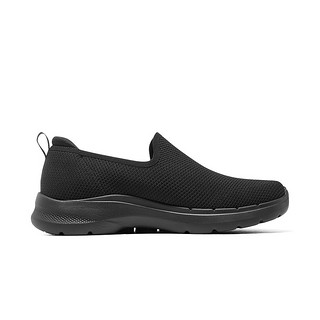 斯凯奇（Skechers）一脚蹬男鞋健步鞋网面透气轻便懒人鞋子运动休闲黑色网面鞋216210 全黑色/BBK 44.5