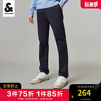 杰克·琼斯（JACK&JONES）休闲裤男春秋品牌裤子修身商务男裤成熟稳重长裤男装衣服潮流百搭 E37墨蓝 180/84A/LR