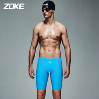 洲克ZOKEZOKE 游泳训练五分竞技运动泳裤117536977-4 湖兰/玫红_ L