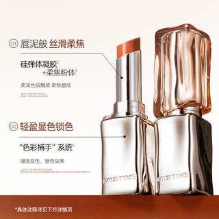 蜜丝婷（Mistine）奶咖口红唇膏持久滋润不易掉色 【云绒口红】C01雨幕冰咖