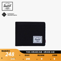 Herschel Supply Herschel赫行 24年Roy短款男简约防盗刷钱包 经典黑色