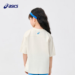 亚瑟士（asics）asics亚瑟士童装季男女儿童针织休闲舒适短袖T恤 0217 130