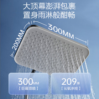  箭牌 ARROW AE34149MZHGGSP 淋浴花洒套装 枪灰 恒温款
