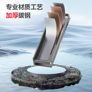 美厨物语厨房用具置物架大全调料置物架壁挂放调味品油盐酱醋厨具收纳架子 【枪灰单层长50CM】免打孔壁挂