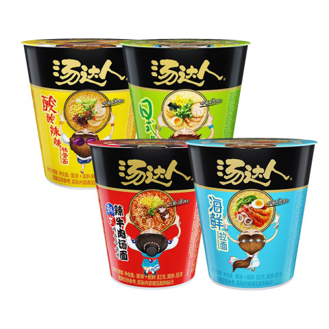 Amazon.co.jp: 统一 汤达人 インスタントラーメン 酸酸辣辣面 杯