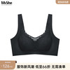 MsShe大码女装夏季薄款软钢圈防下垂聚拢收副乳文胸 黑色 XL
